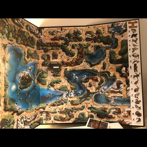 Woods and Water Hunting & Fishing Adventure Board Game 1995 Northern Home Rock - Picture 7 of 13